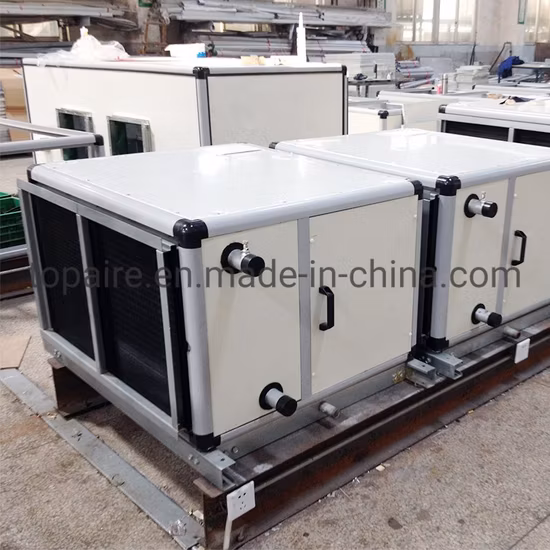 Type horizontal monté au plafond Fcu Ahu unité de traitement de l'air ventilo-convecteur pour système de refroidissement