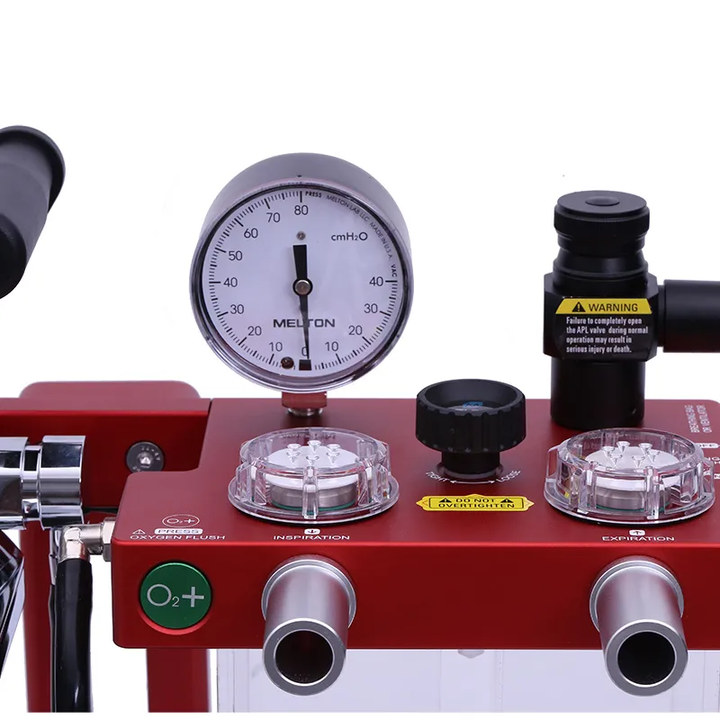 Machine mobile de respirateur de ventilateur d'anesthésie d'ICU de récupération d'énergie avec la batterie et le cylindre d'oxygène
