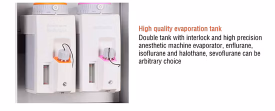 Machine de ventilateur pédiatrique anesthésique de récupération d'énergie Mobile d'équipements médicaux S6100A, ventilateurs d'oxygène