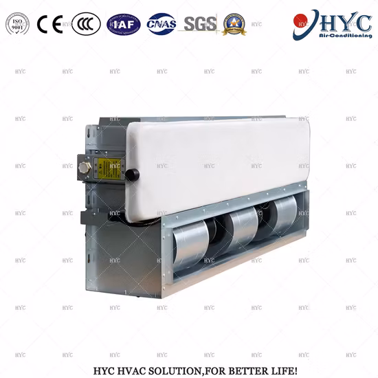 Fabricant professionnel de bobine de ventilateur à eau canalisée dissimulée au plafond horizontal