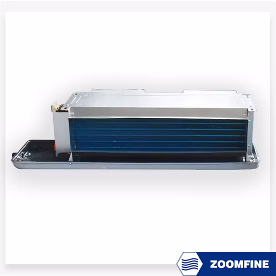 Bobine de ventilateur debout au sol dissimulée au plafond du moteur BLDC EC à faible bruit avec connexion de drainage universelle